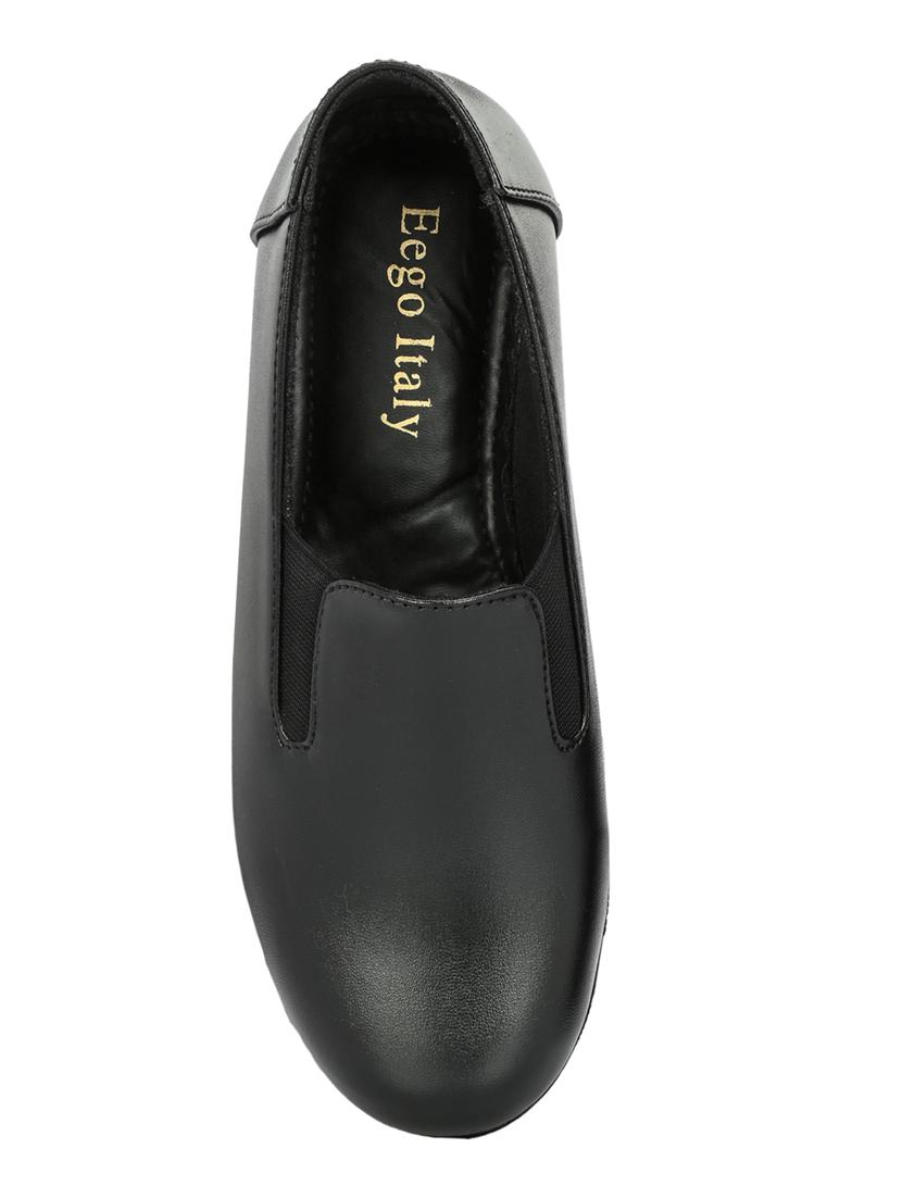 women black slip on formal shoe - 21359312 - Standard Image - 4