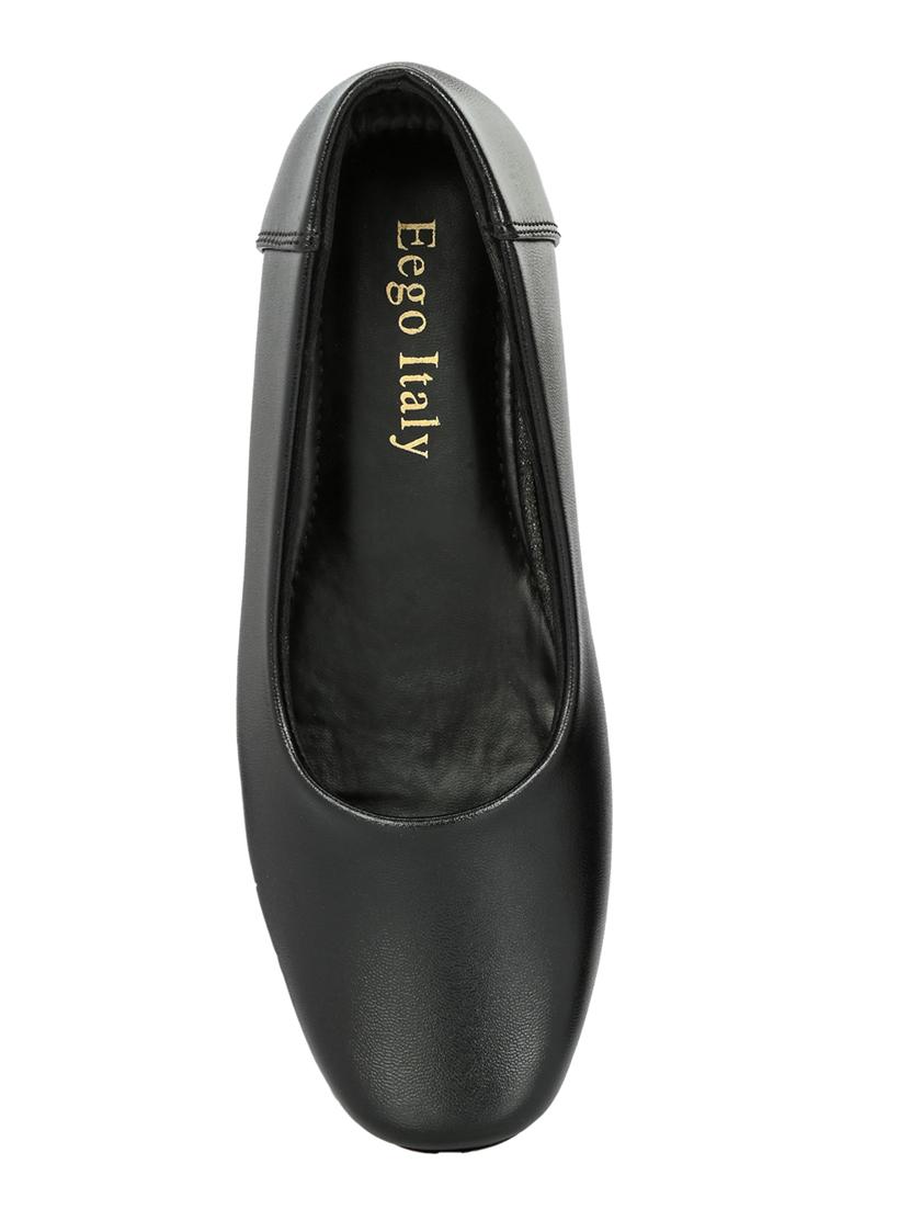 women black slip on formal shoe - 21359313 - Standard Image - 4