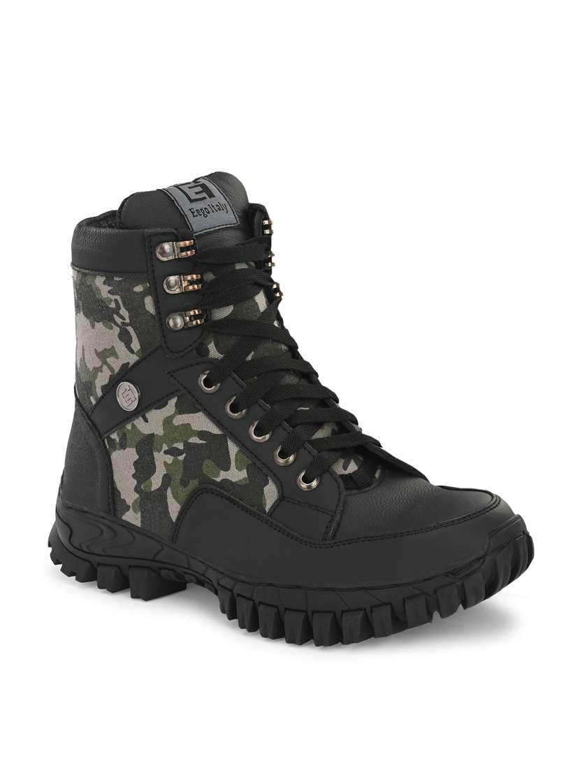 men lace up boots