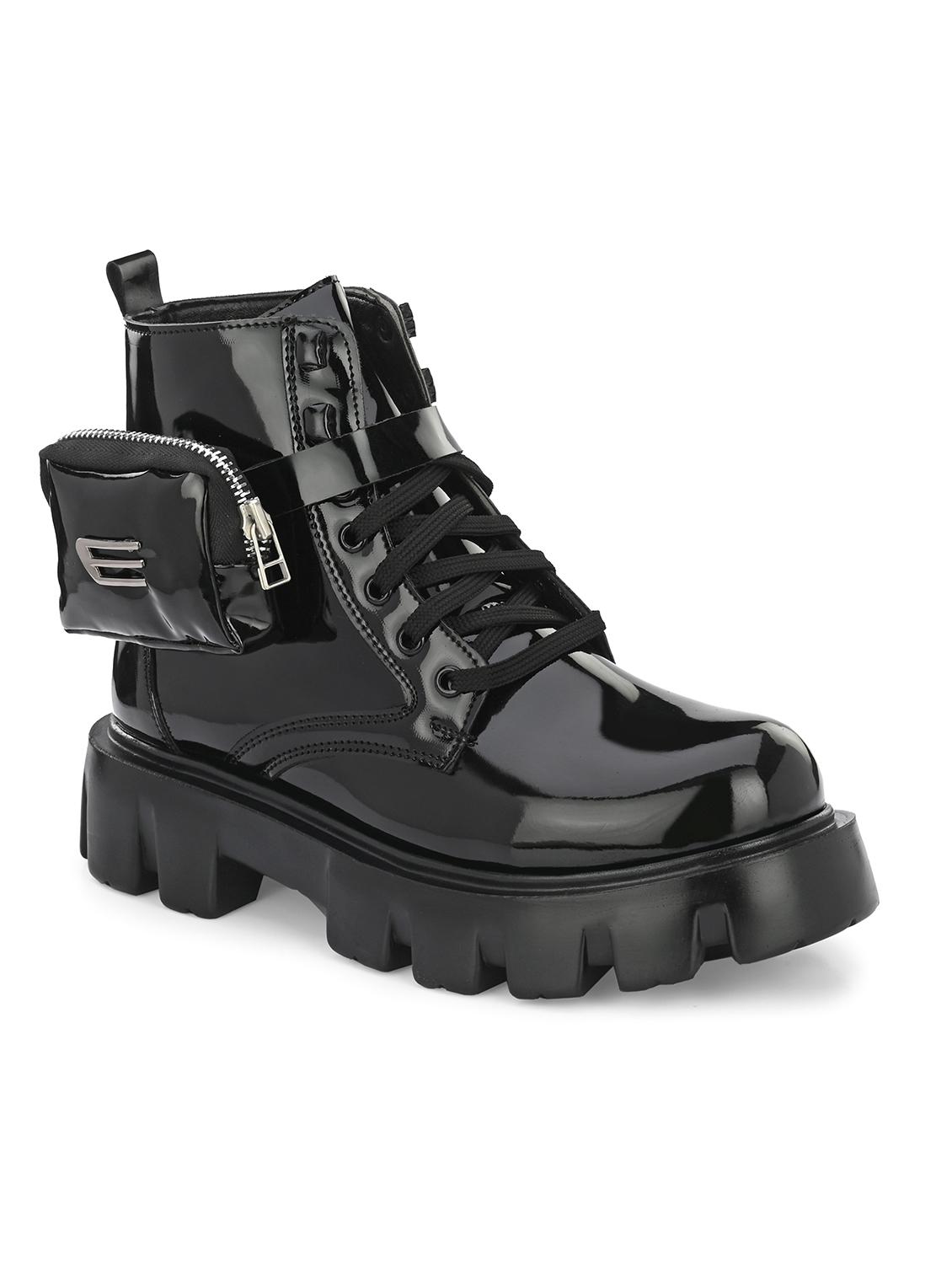 black high tops boots - 21359349 -  Standard Image - 1