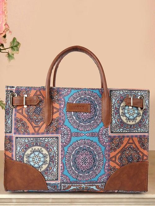 women printed leatherette (pu) handbag - 21359494 - Standard Image - 0