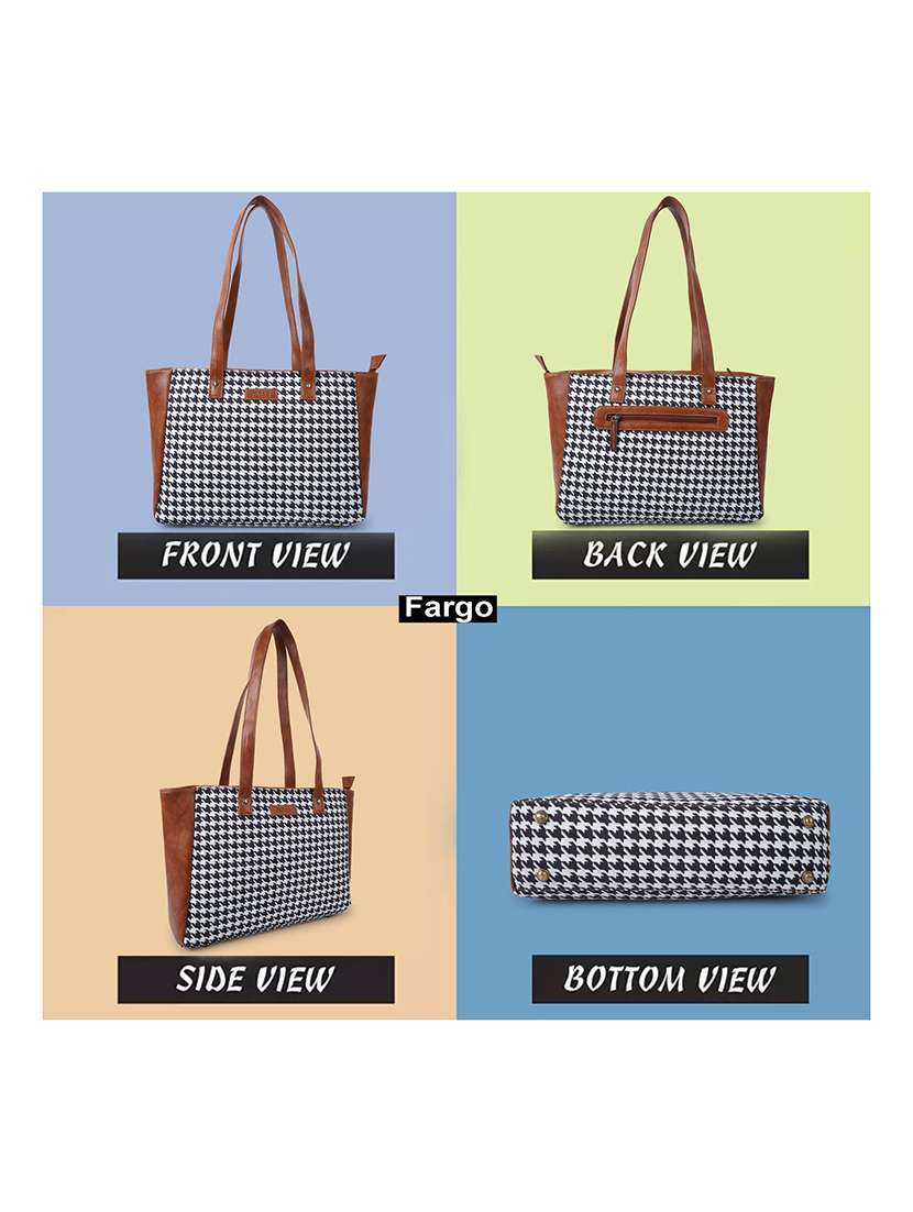 Women Printed Handbag With Laptop Pocket - 21359508 -  Standard Image - 1