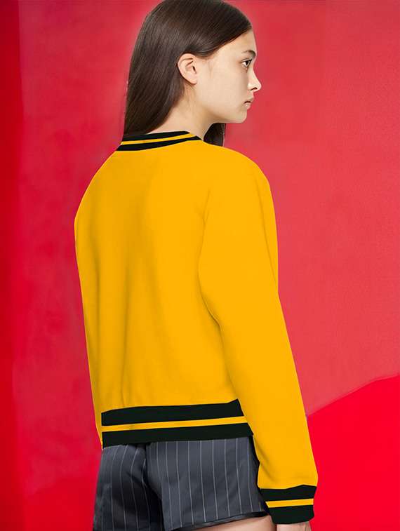 women v-neck typographic regular t-shirt - 21360044 -  Standard Image - 1