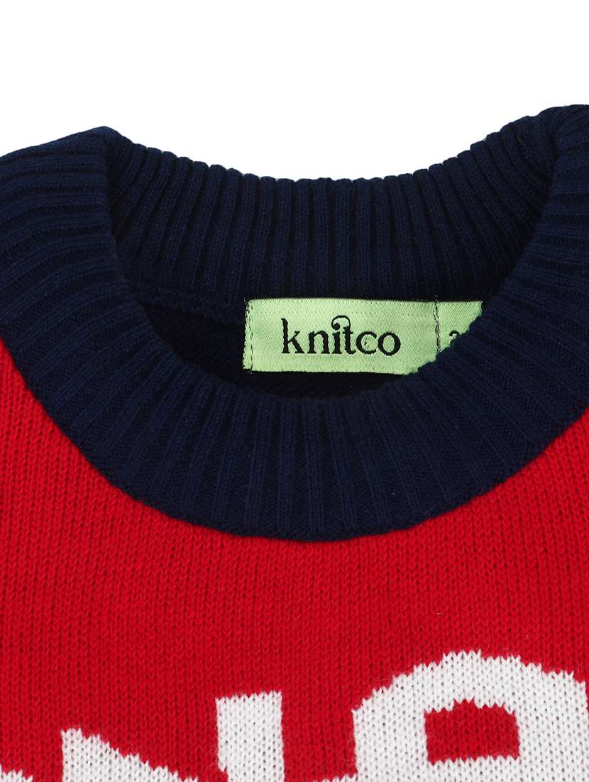 kids long sleeved self design sweater - 21360067 -  Standard Image - 4