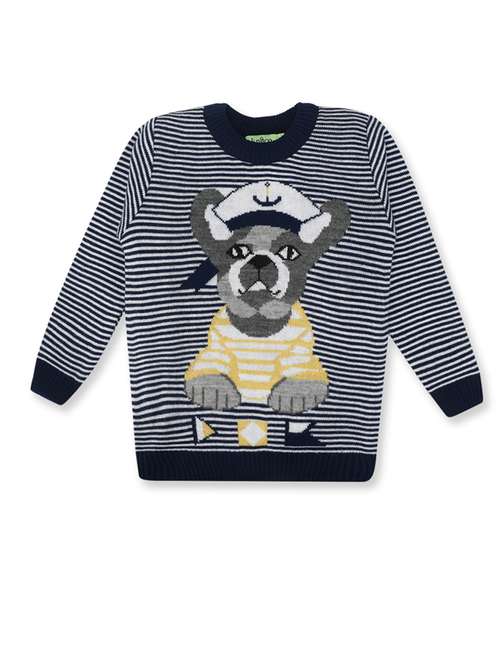 boys striped long sleeves sweater - 21360070 -  Standard Image - 0