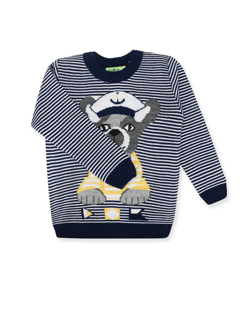 boys striped long sleeves sweater - 21360070 - Standard Image - 1
