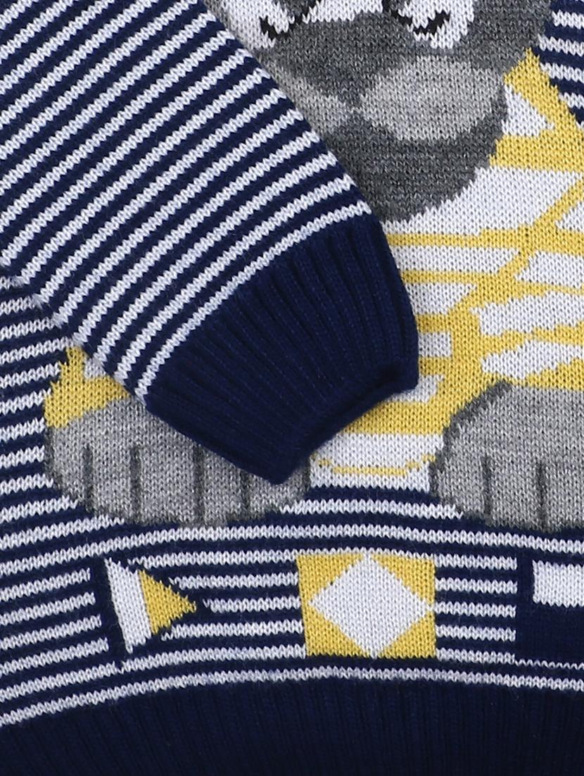 boys striped long sleeves sweater - 21360070 - Standard Image - 4