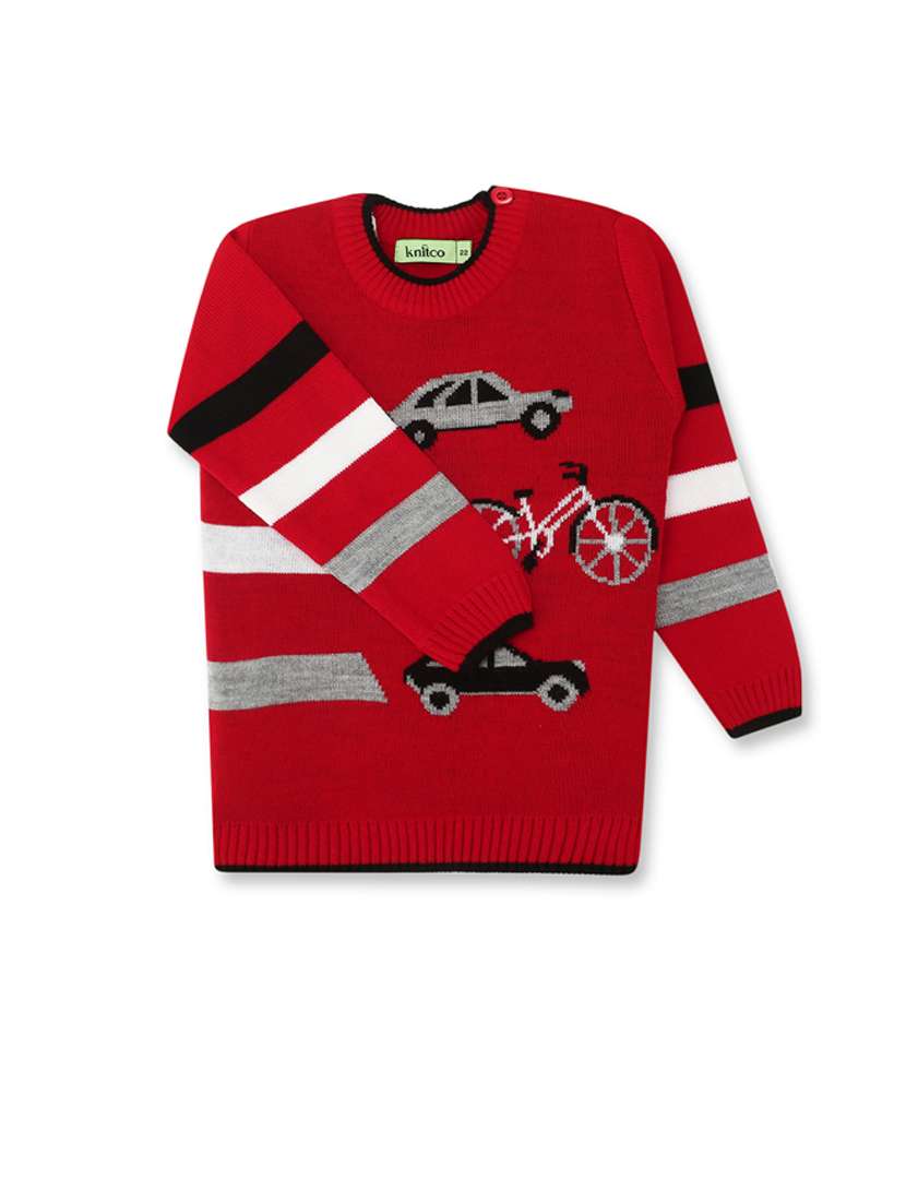 boys striped long sleeves sweater - 21360071 -  Standard Image - 1