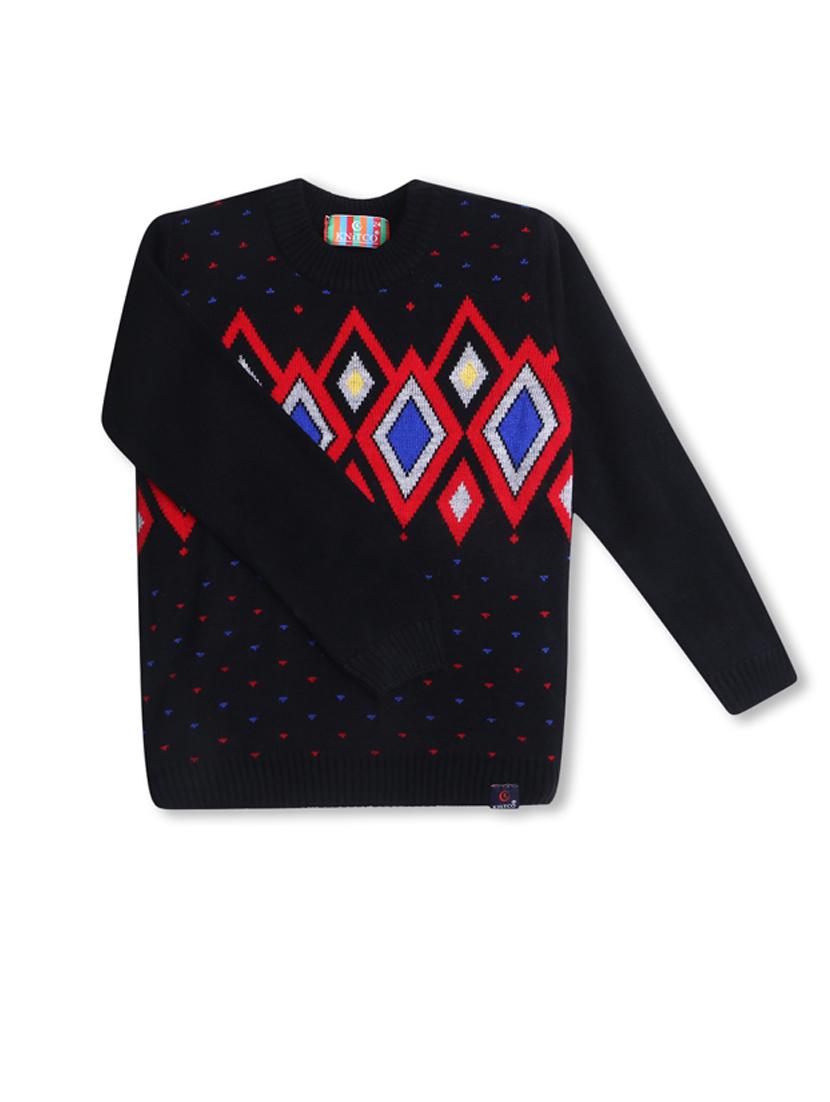kids long sleeved self design sweater - 21360074 -  Standard Image - 1