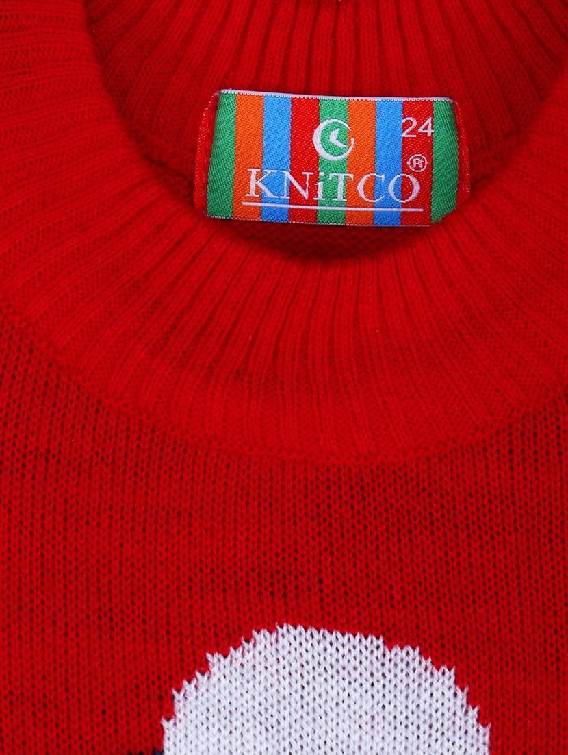 kids long sleeved self design sweater - 21360077 - Standard Image - 4