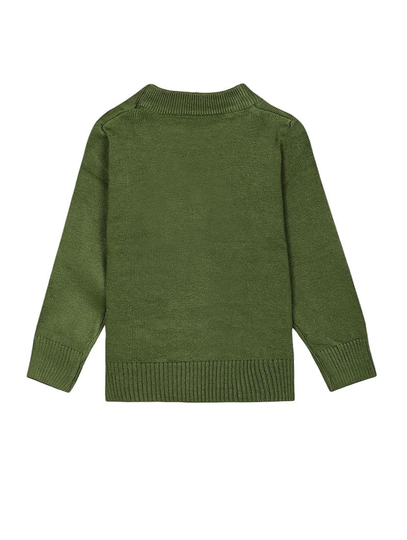 kids long sleeved self design sweater - 21360081 - Standard Image - 1