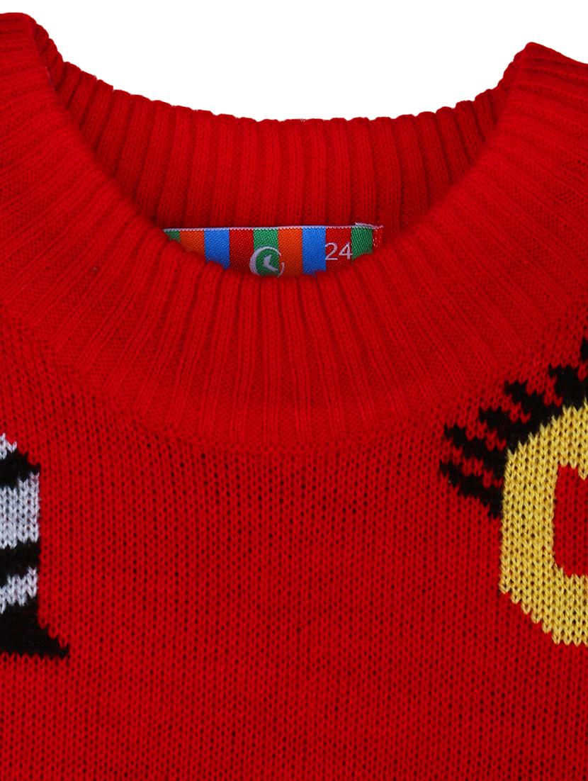 kids long sleeved self design sweater - 21360084 - Standard Image - 4