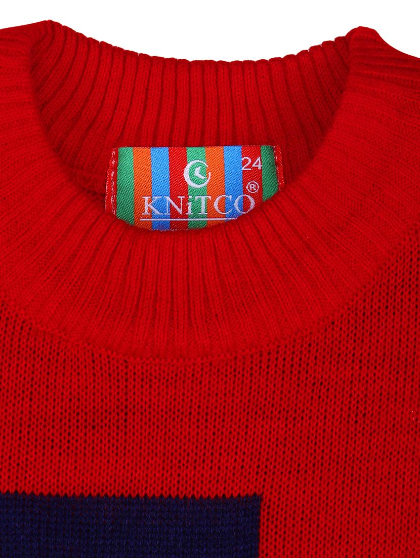 kids long sleeved self design sweater - 21360086 - Standard Image - 4