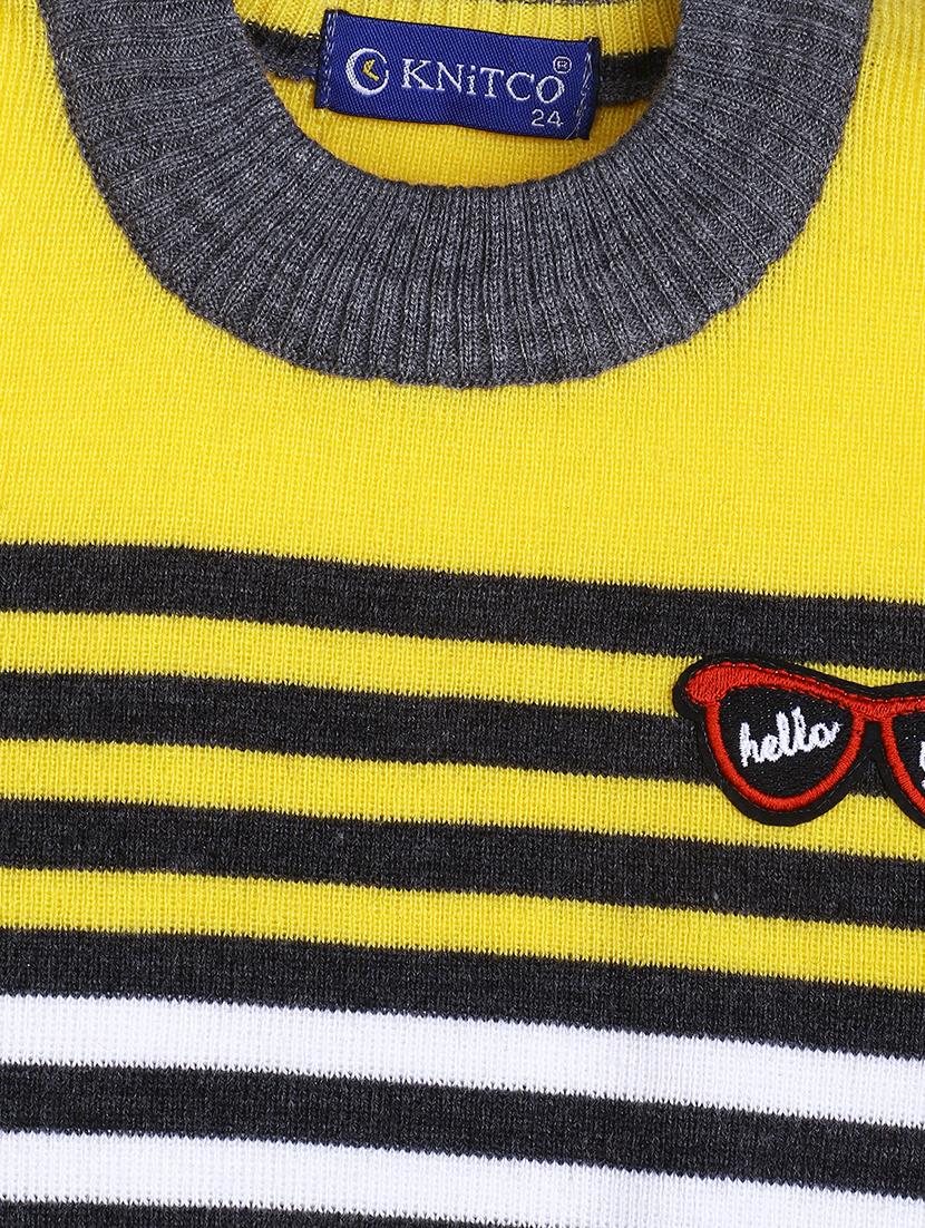 boys striped long sleeves sweater - 21360113 - Standard Image - 4