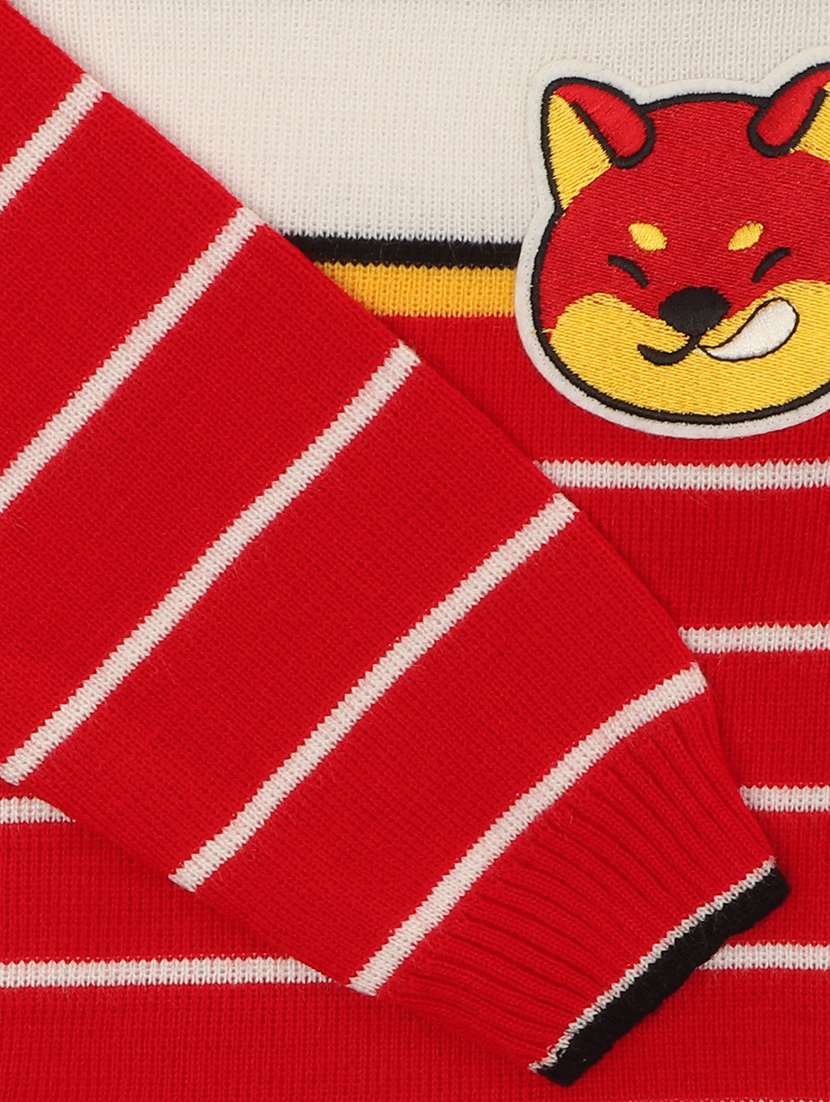 boys striped long sleeves sweater - 21360124 -  Standard Image - 4