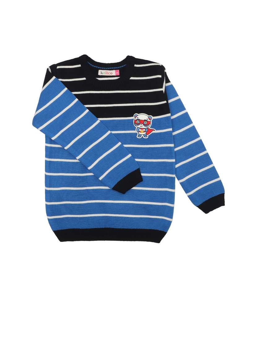 boys striped long sleeves sweater - 21360126 -  Standard Image - 1