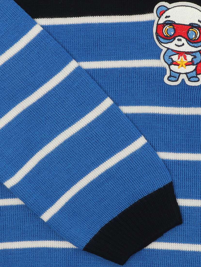 boys striped long sleeves sweater - 21360126 -  Standard Image - 4