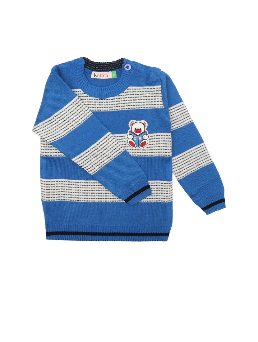 kids long sleeved striped sweater - 21360132 - Standard Image - 1
