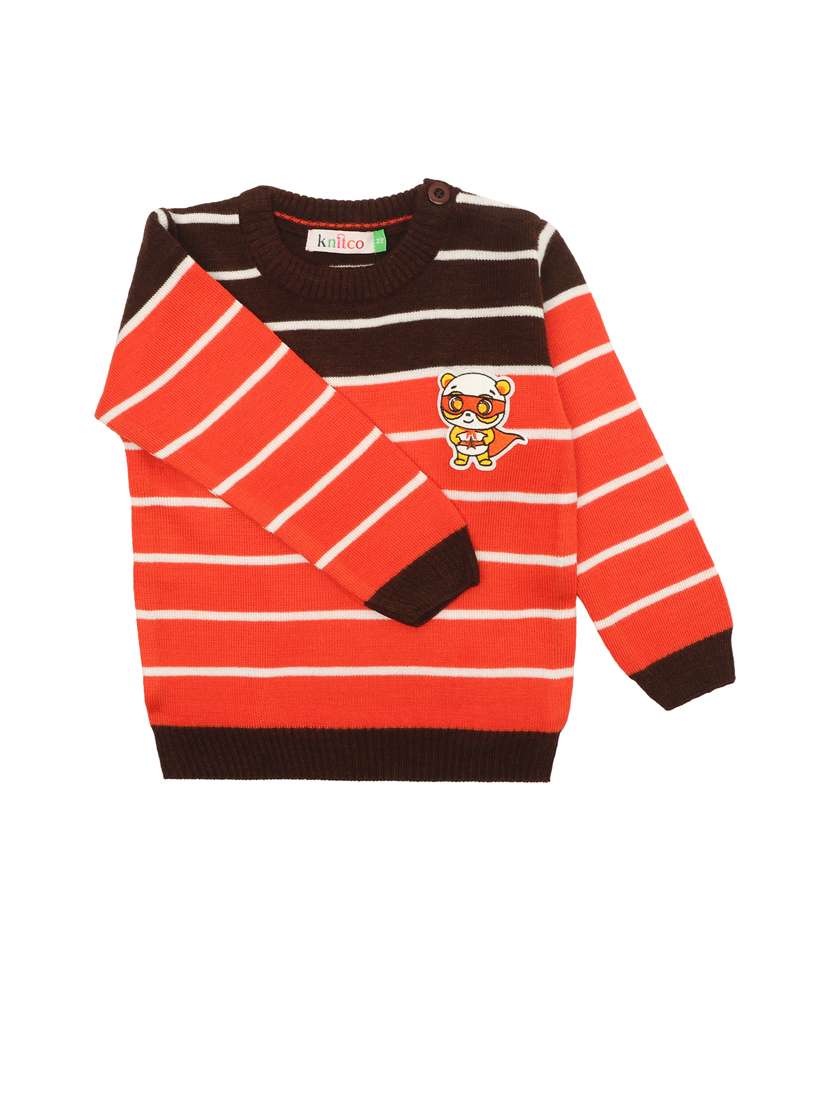 kids long sleeved striped sweater - 21360134 -  Standard Image - 1