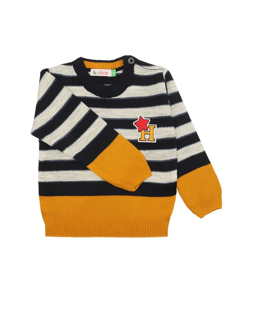 kids long sleeved striped sweater - 21360136 - Standard Image - 1