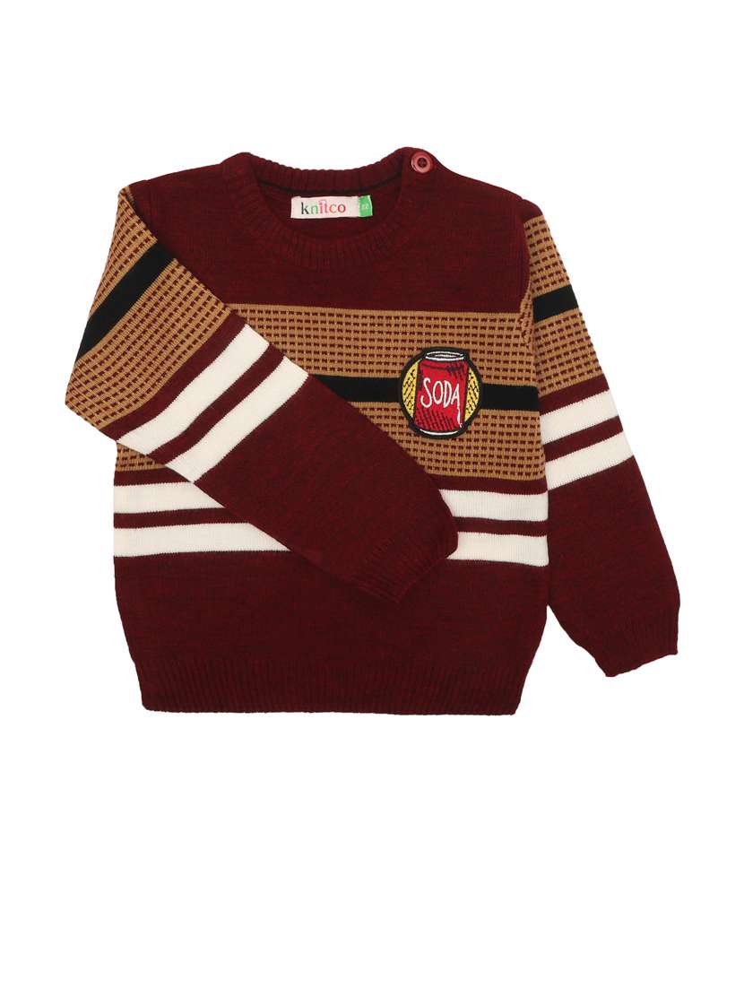 kids long sleeved striped sweater - 21360138 -  Standard Image - 1