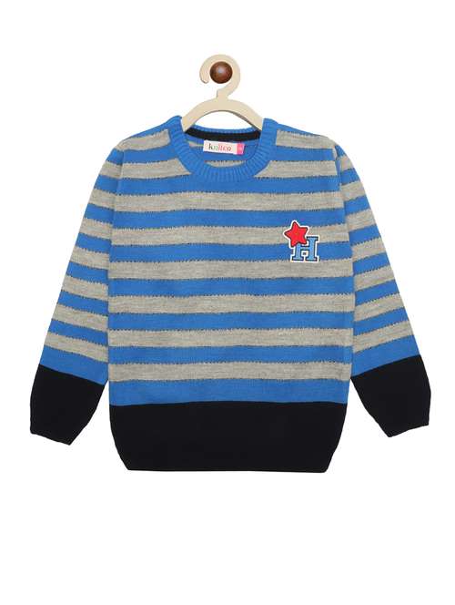 kids long sleeved striped sweater - 21360139 -  Standard Image - 0