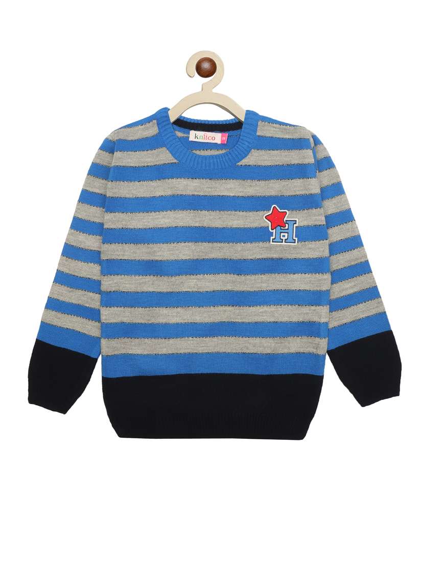 kids long sleeved striped sweater - 21360139 -  Zoom Image - 0