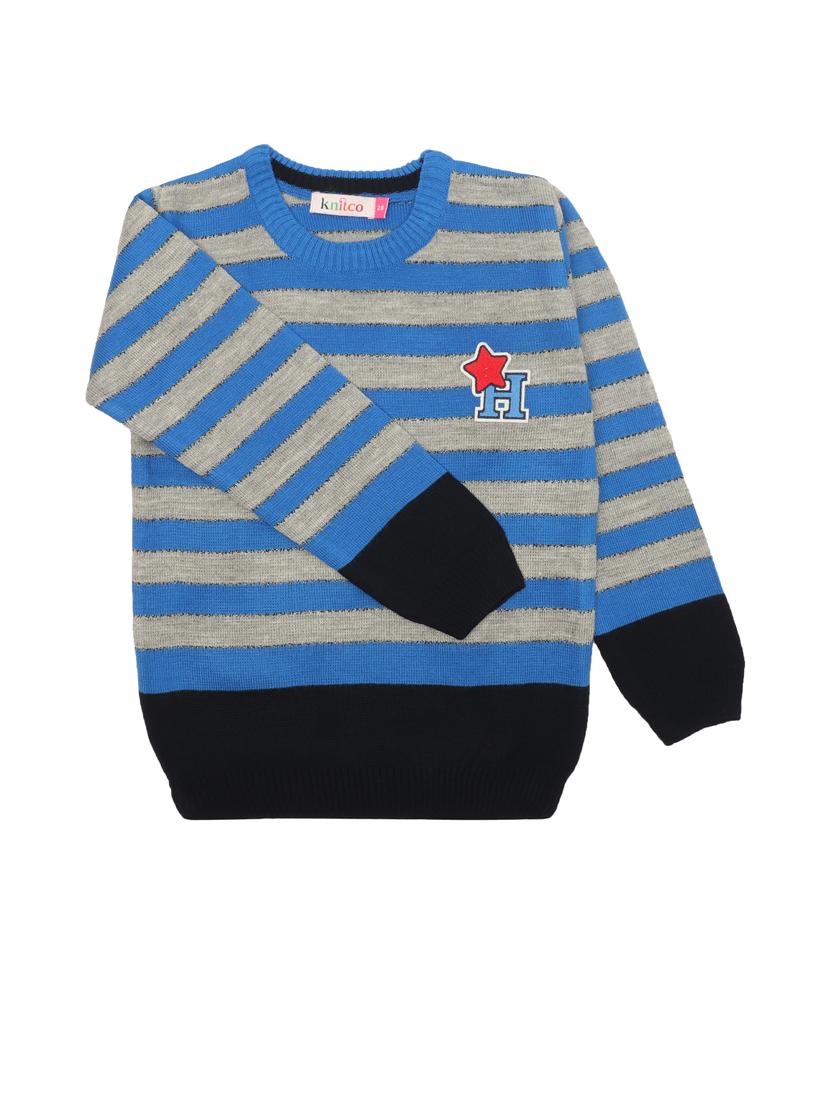 kids long sleeved striped sweater - 21360139 - Standard Image - 1