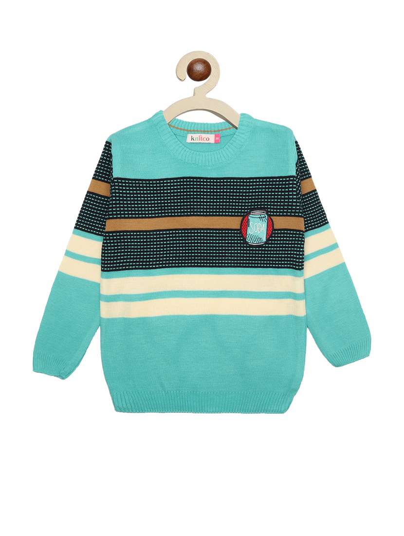 kids long sleeved striped sweater