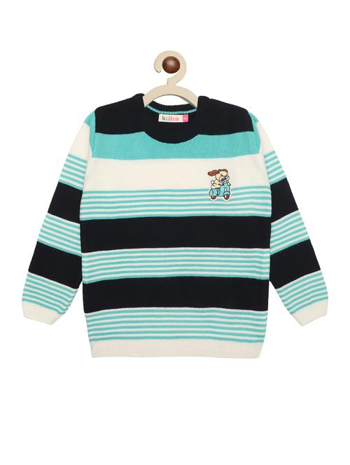 kids long sleeved striped sweater - 21360146 - Standard Image - 0