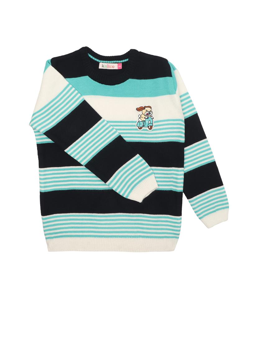 kids long sleeved striped sweater - 21360146 - Standard Image - 1
