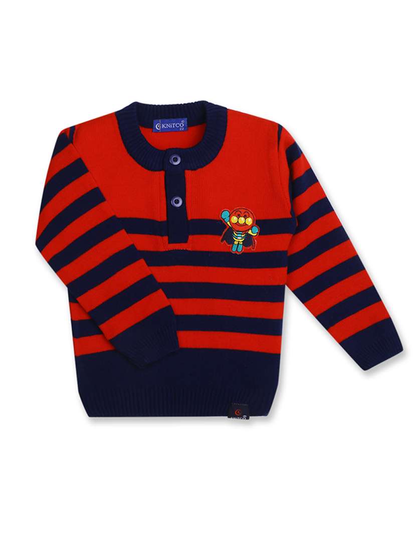boys striped long sleeves sweater - 21360154 -  Standard Image - 1