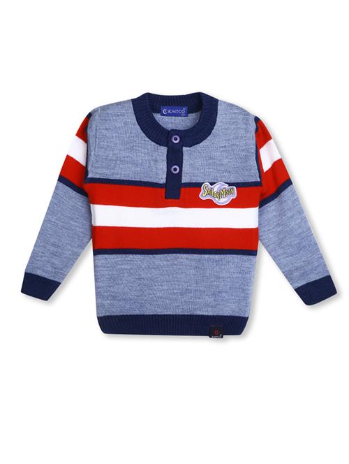 kids long sleeved striped sweater - 21360156 - Standard Image - 0