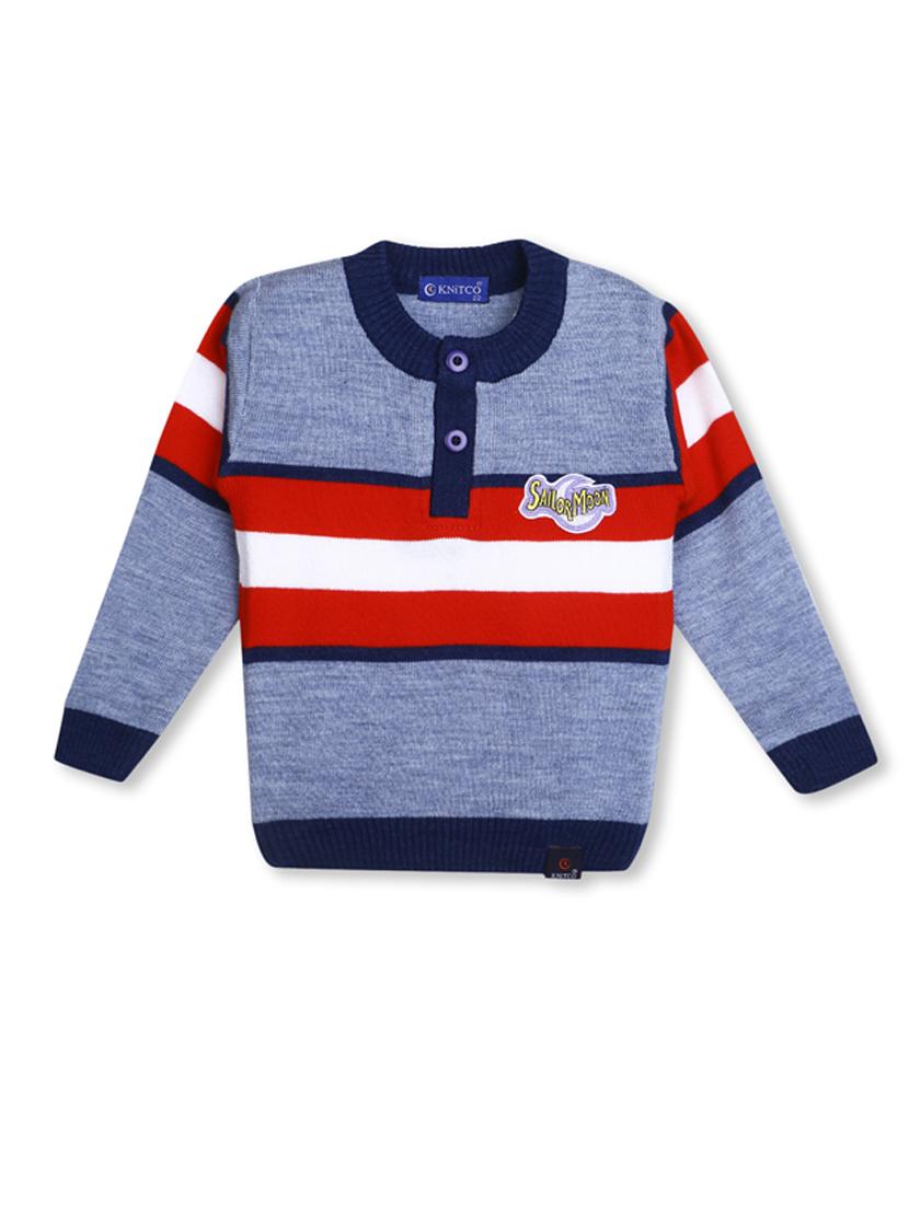 kids long sleeved striped sweater