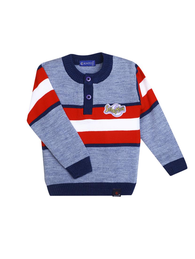 kids long sleeved striped sweater - 21360156 - Standard Image - 1