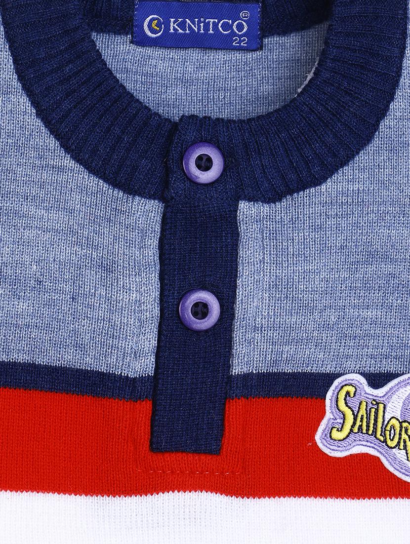 kids long sleeved striped sweater - 21360156 - Standard Image - 4