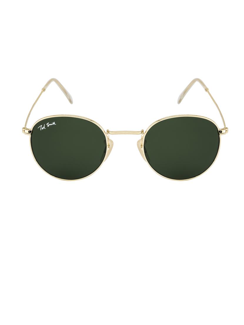 dark green round sunglasses - 21360193 - Standard Image - 1