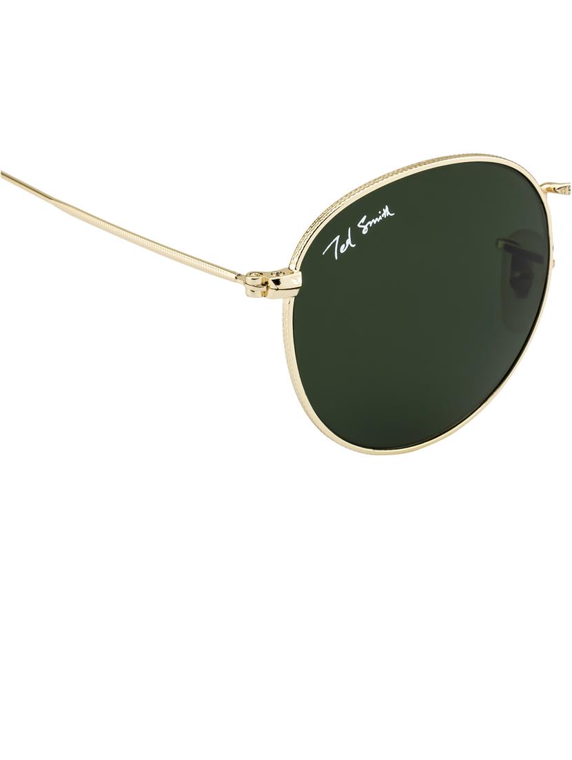 dark green round sunglasses - 21360193 - Standard Image - 4