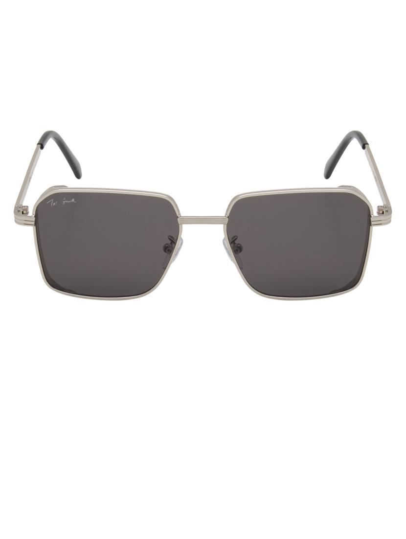 ted smith grey wayfarer sunglasses for men women|full rim & metal frame|medium to large face ( 55-16-145 ) - 21360197 -  Standard Image - 1