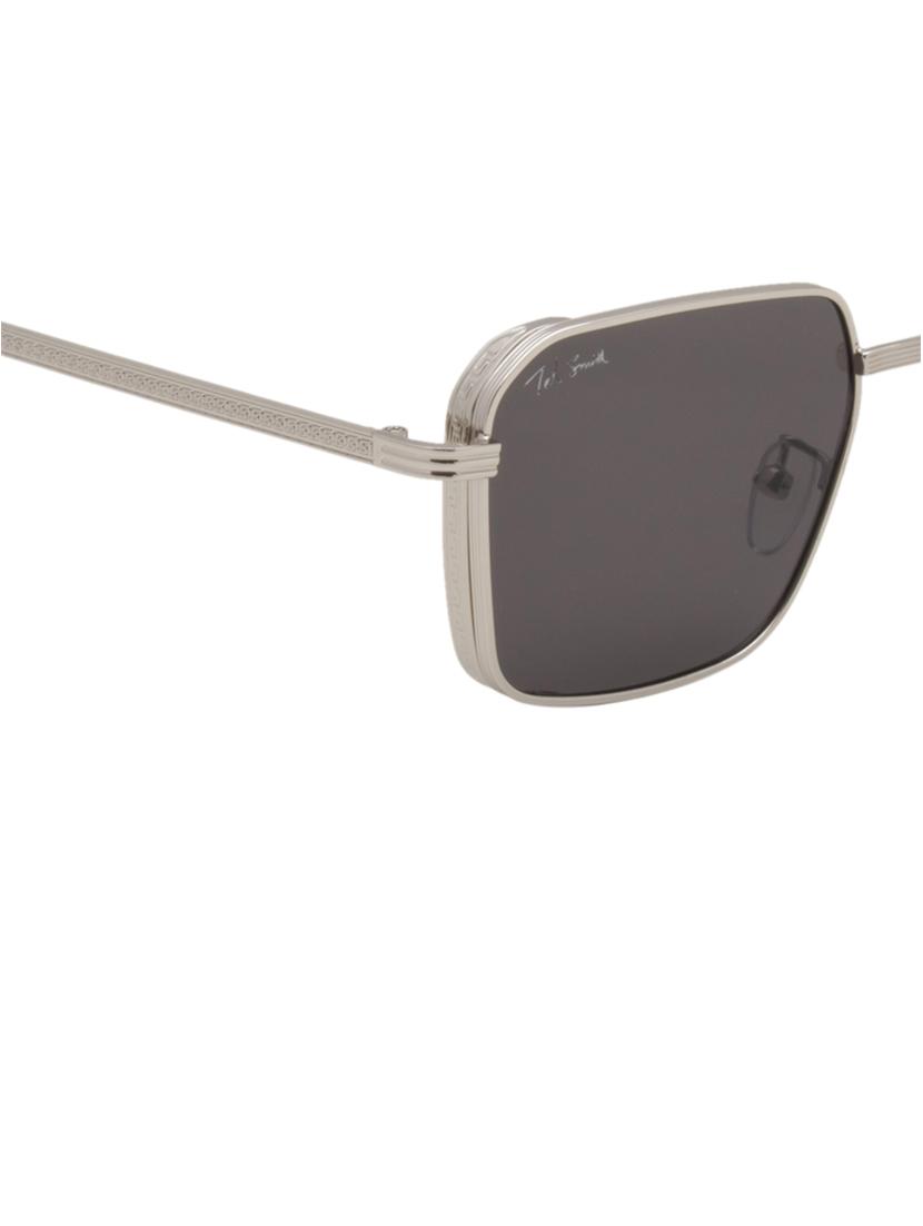 ted smith grey wayfarer sunglasses for men women|full rim & metal frame|medium to large face ( 55-16-145 ) - 21360197 - Standard Image - 4