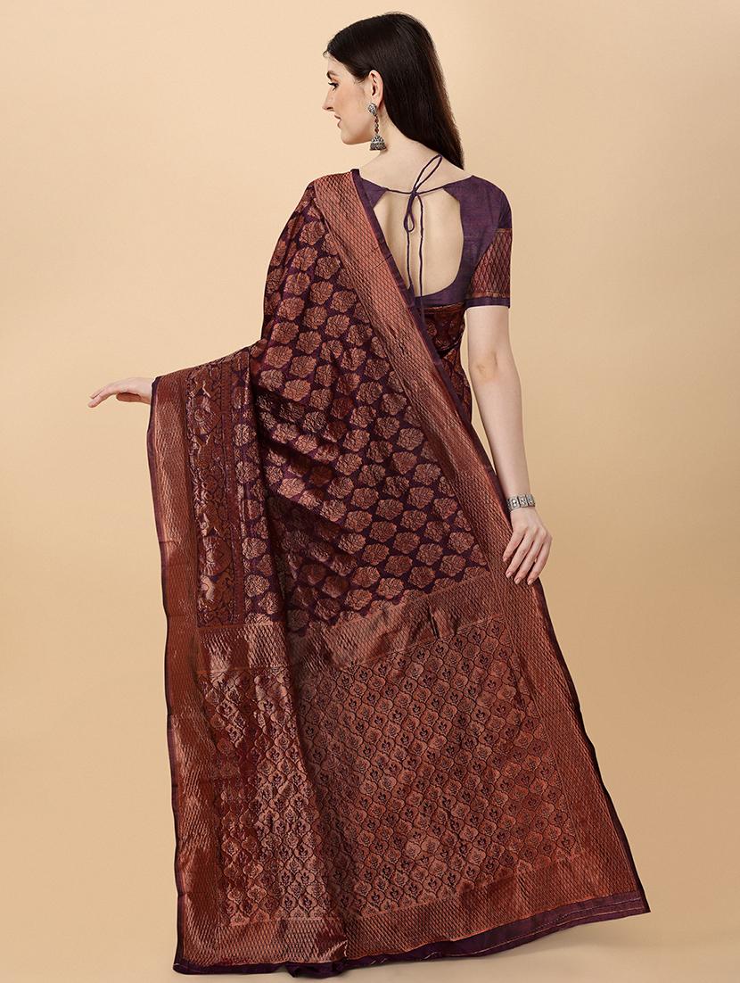 women zari work kanjivaram saree - 21360859 -  Standard Image - 1