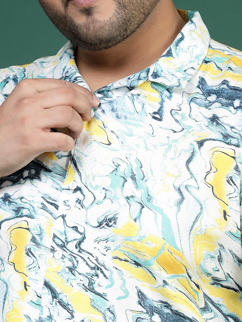 men abstract printed co-ord sets - 21364393 - Standard Image - 4