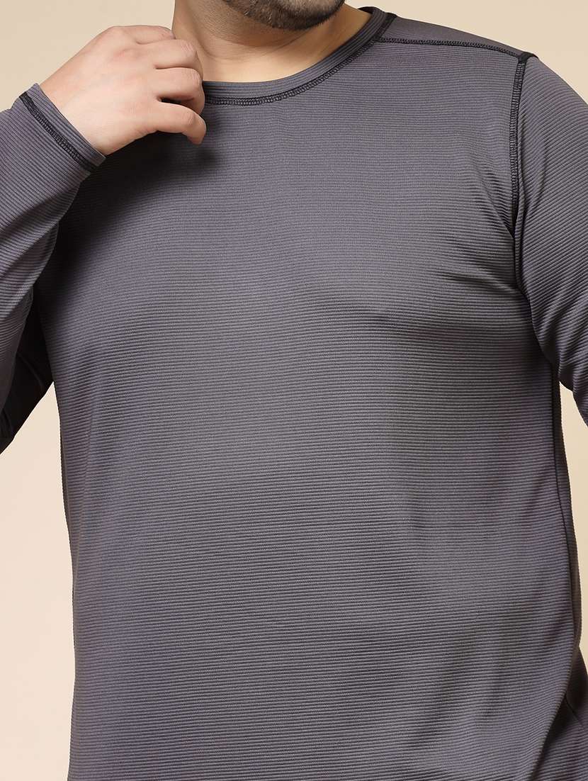men solid round neck plus size t-shirt - 21364550 -  Standard Image - 4
