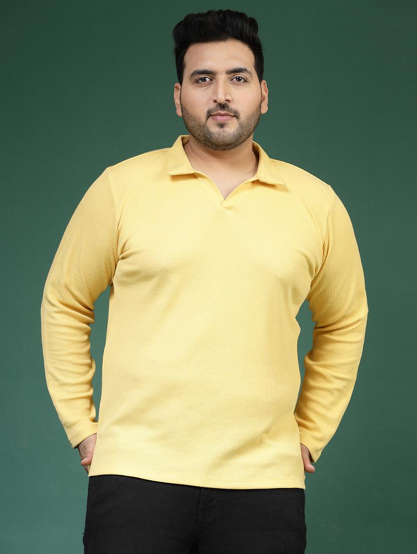 men solid plus size t-shirt - 21364565 - Zoom Image - 0