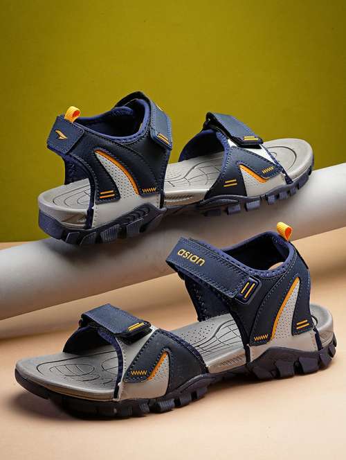 men navy blue back strap floater - 21364648 - Standard Image - 0
