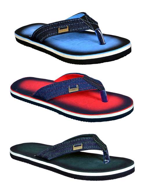men pack of 3 slip on flip flops - 21364912 - Standard Image - 0