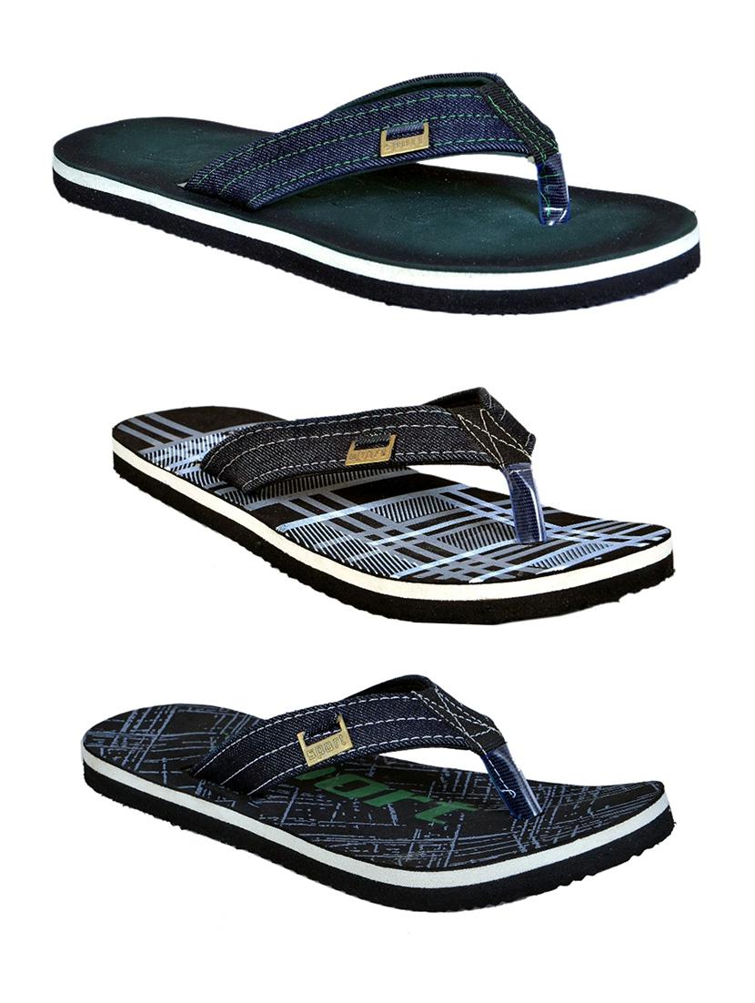 men pack of 3 slip on flip flops - 21364913 - Zoom Image - 0