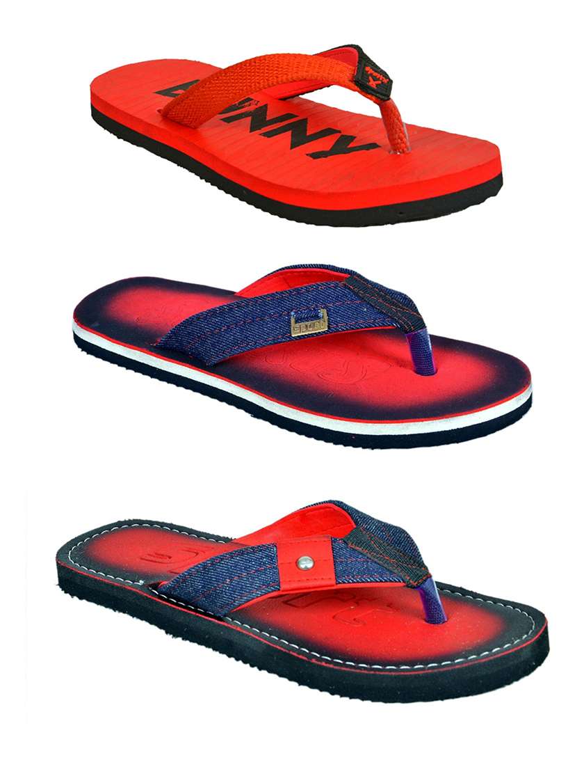 men pack of 3 slip on flip flops - 21364917 - Zoom Image - 0