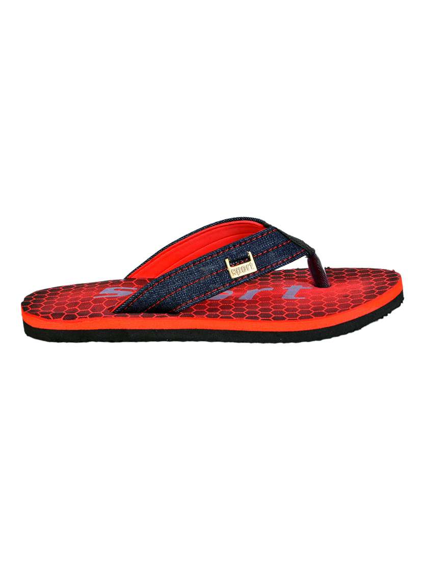men red slip on flip flop - 21364948 - Standard Image - 1