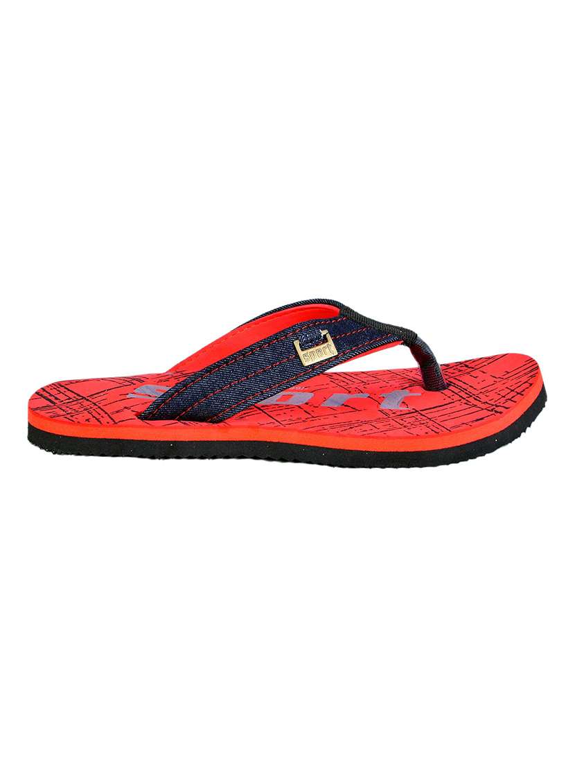 men red slip on flip flop - 21364954 -  Standard Image - 1